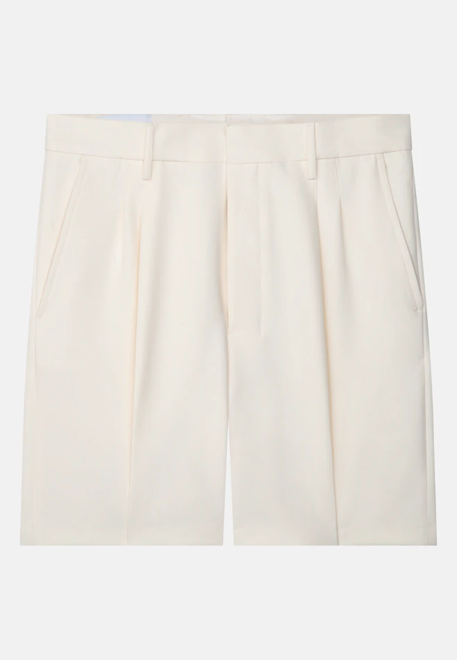 Shorts mit Bundfalten in Ecru | Seidensticker Onlineshop