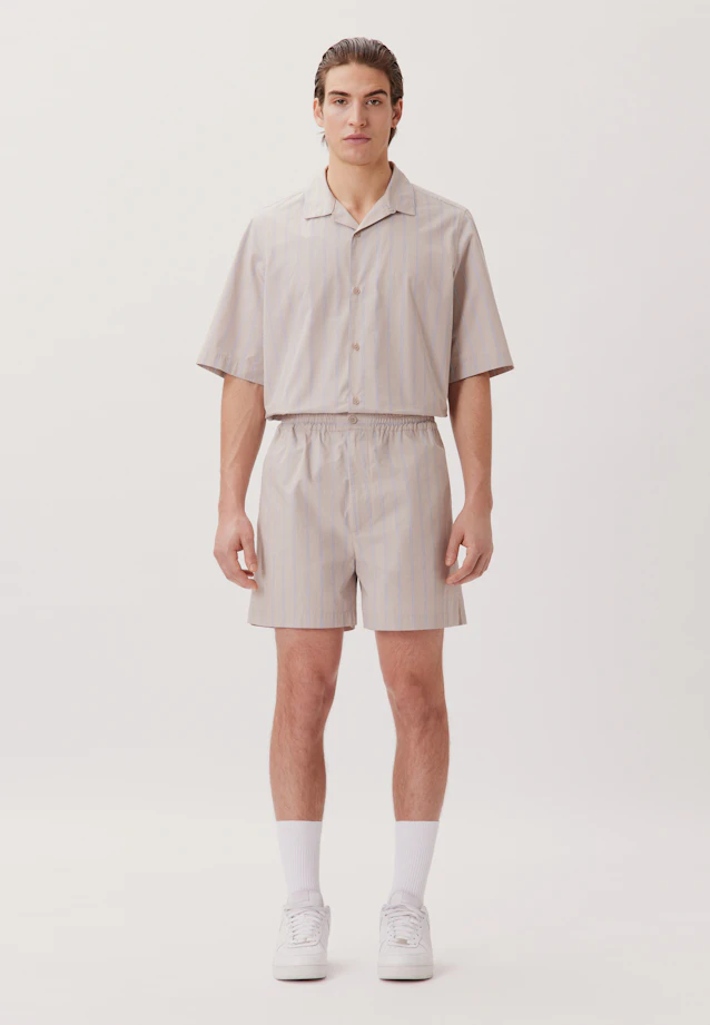 Regular Shorts Streifen in Braun |  Seidensticker Onlineshop
