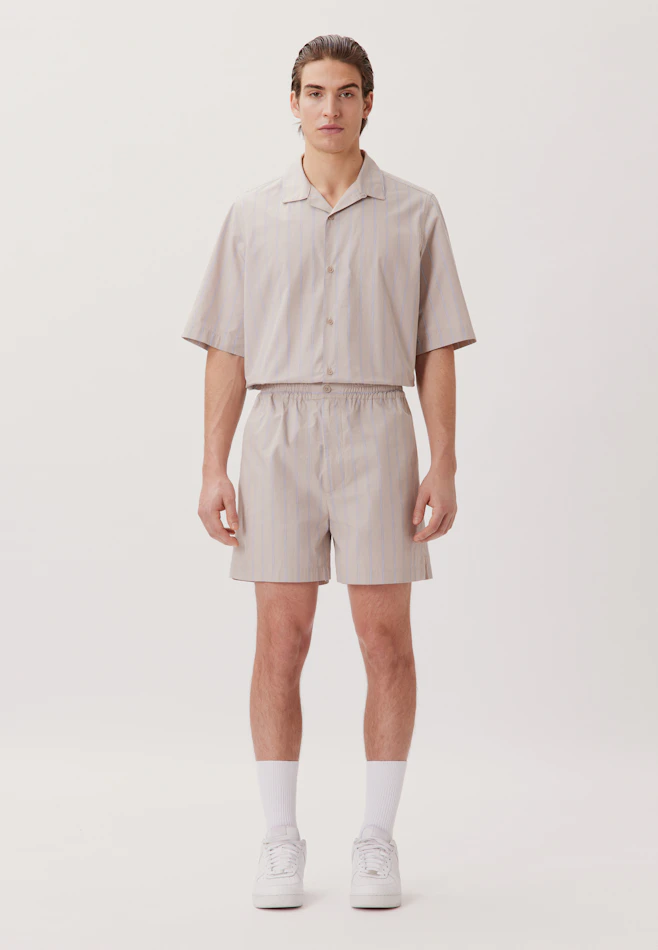 Regular Shorts Streifen in Braun | Seidensticker Onlineshop