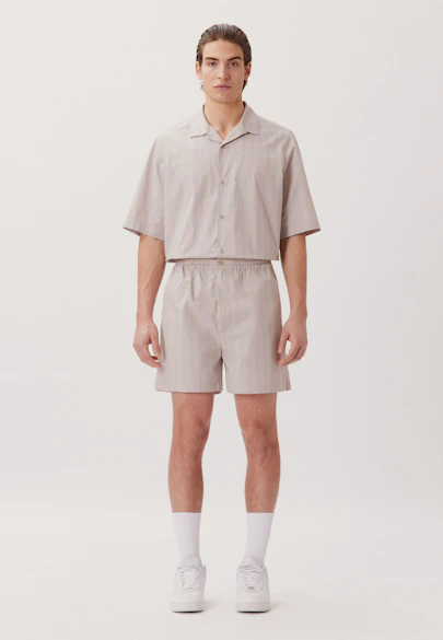 Regular Shorts Streifen in Braun |  Seidensticker Onlineshop