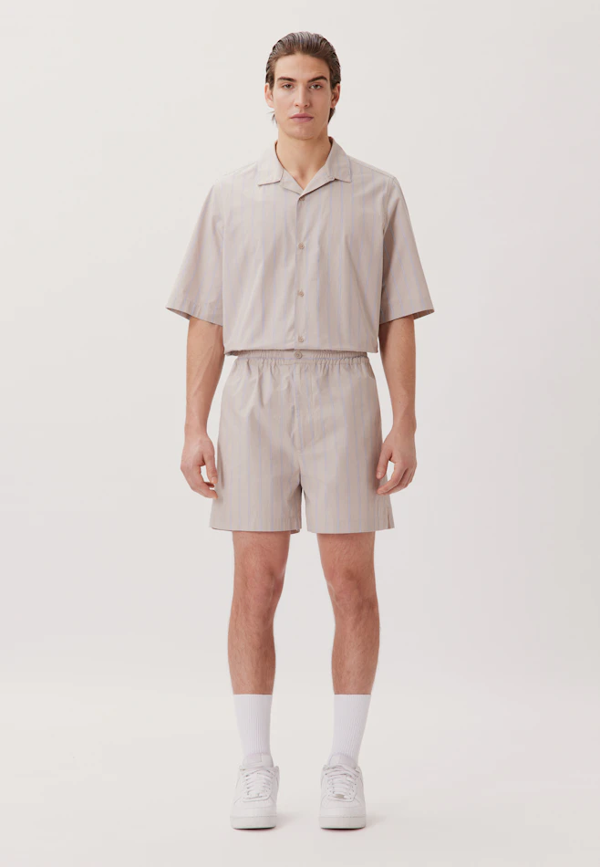 Regular Shorts Streifen in Braun | Seidensticker Onlineshop