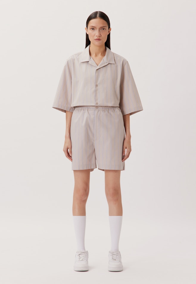 Regular Shorts Streifen in Braun | Seidensticker Onlineshop