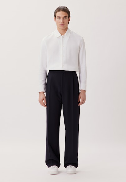 Regular Casual shirt Structure in White |  Seidensticker Onlineshop