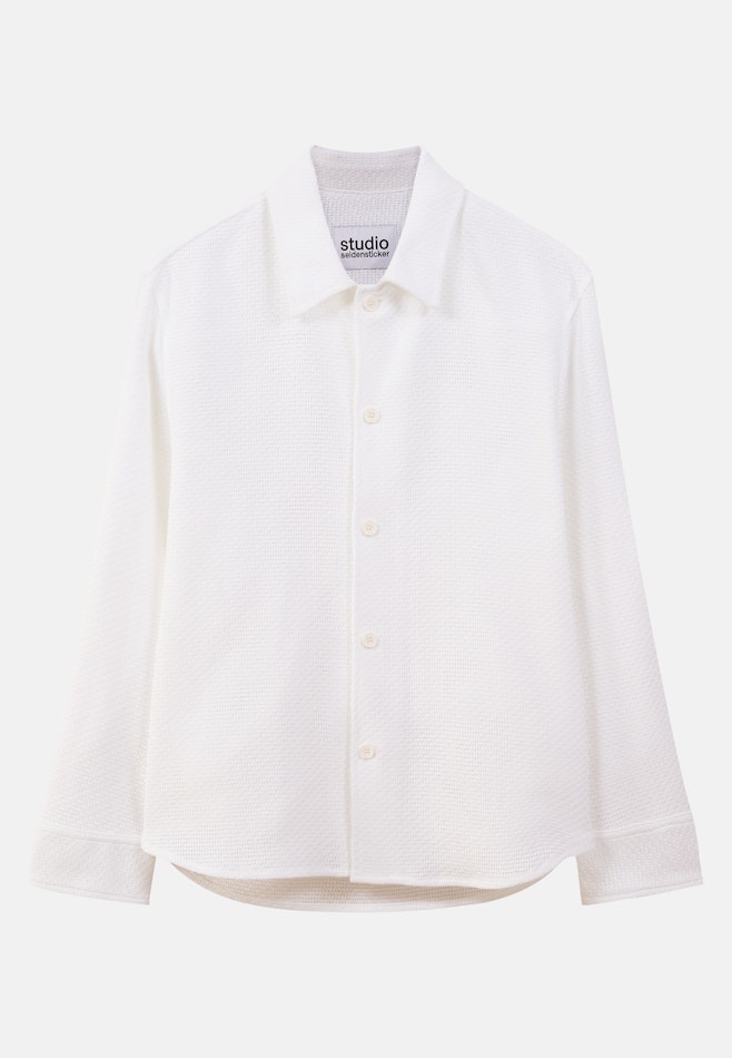 Regular Casual shirt Structure in White | Seidensticker online shop