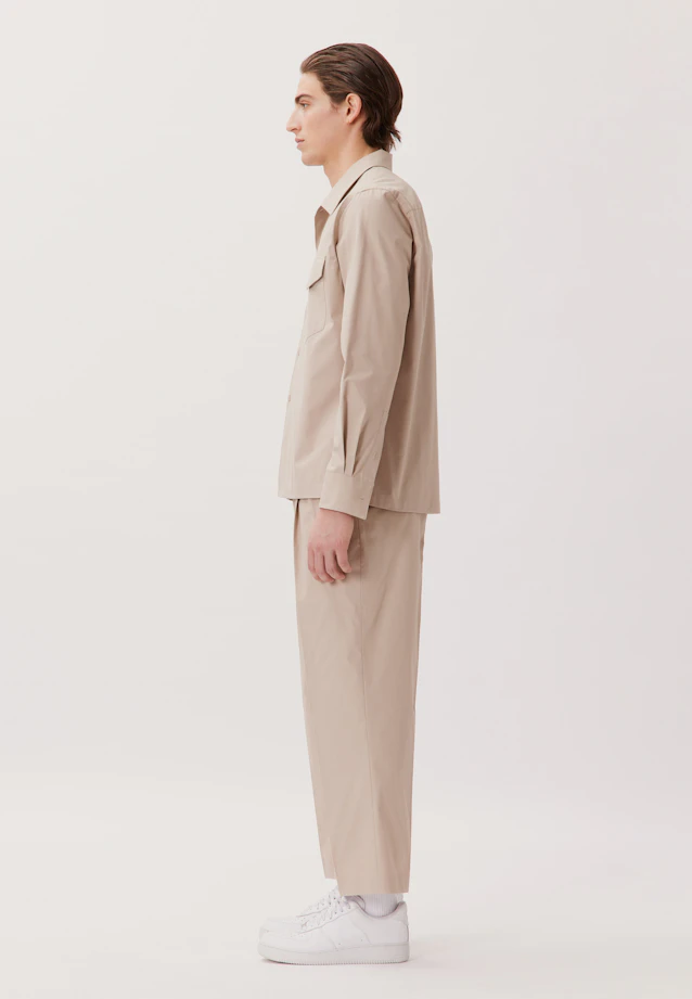 Regular Chemise décontractée Uni in Marron |  Seidensticker Onlineshop