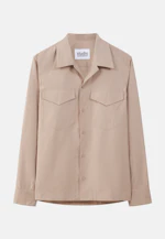 Regular Chemise décontractée Uni in Marron |  Seidensticker Onlineshop
