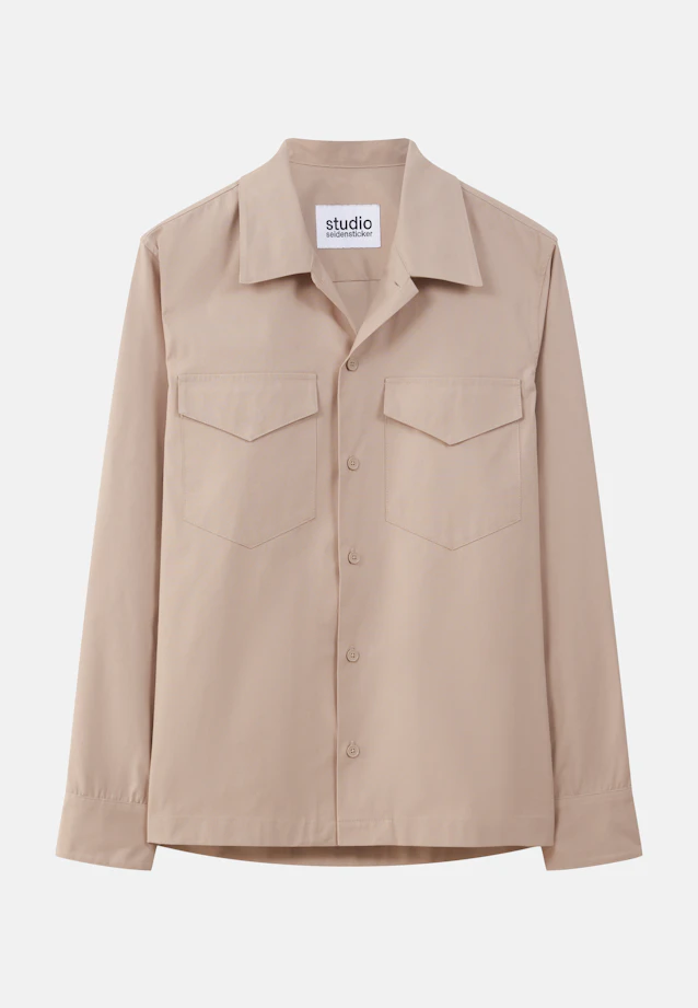 Regular Casual Hemd Uni in Braun |  Seidensticker Onlineshop
