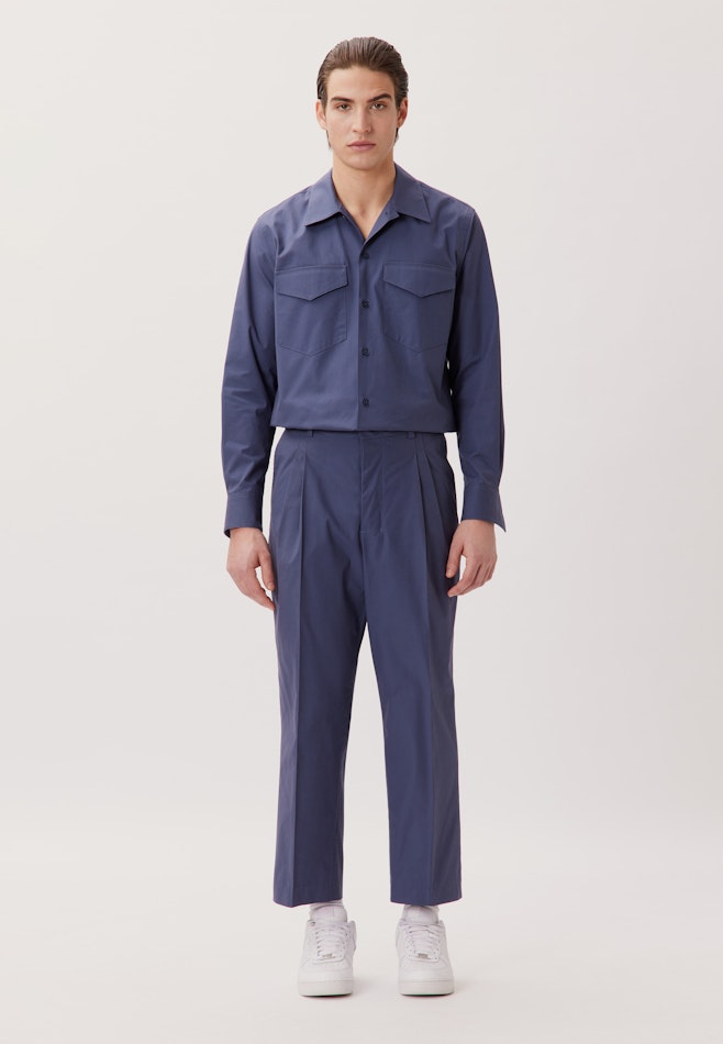 Regular Chemise décontractée Uni dans Gris | Boutique en ligne Seidensticker