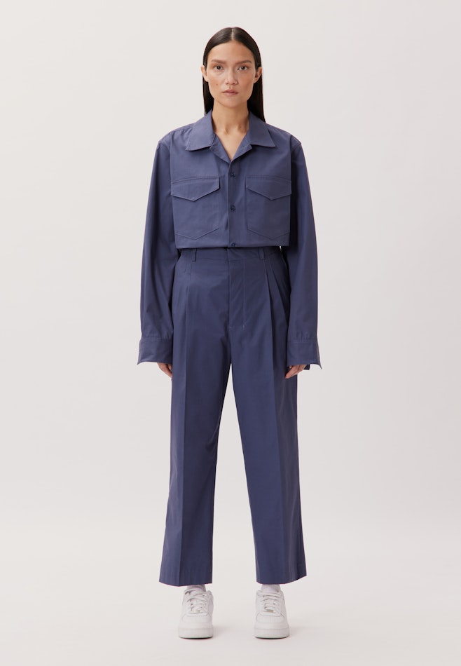 Regular Chemise décontractée Uni dans Gris | Boutique en ligne Seidensticker