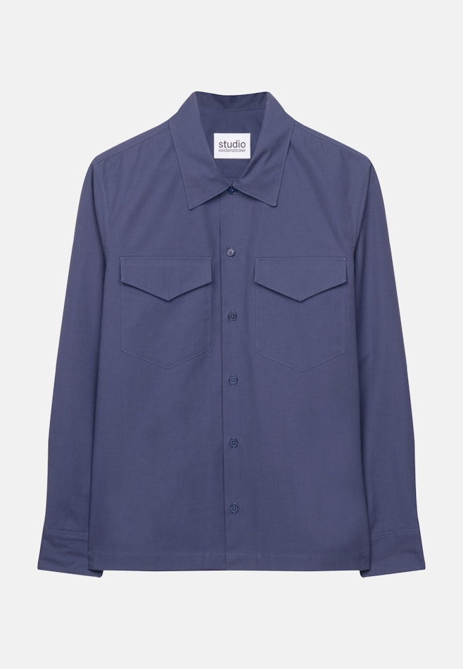 Regular Casual Hemd Uni in Grau | Seidensticker Onlineshop