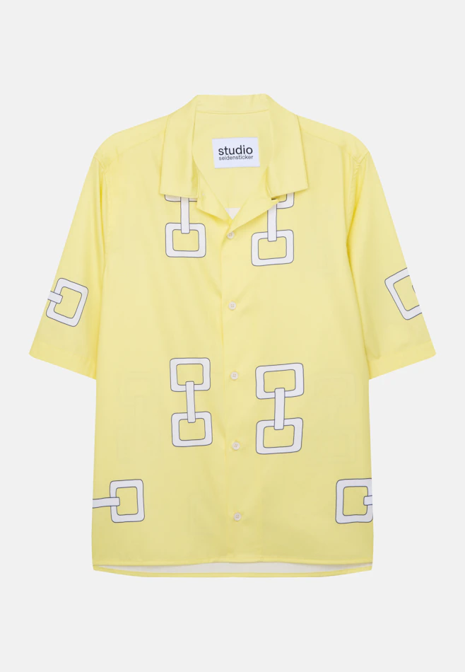 Regular Casual Hemd Druck in Gelb | Seidensticker Onlineshop