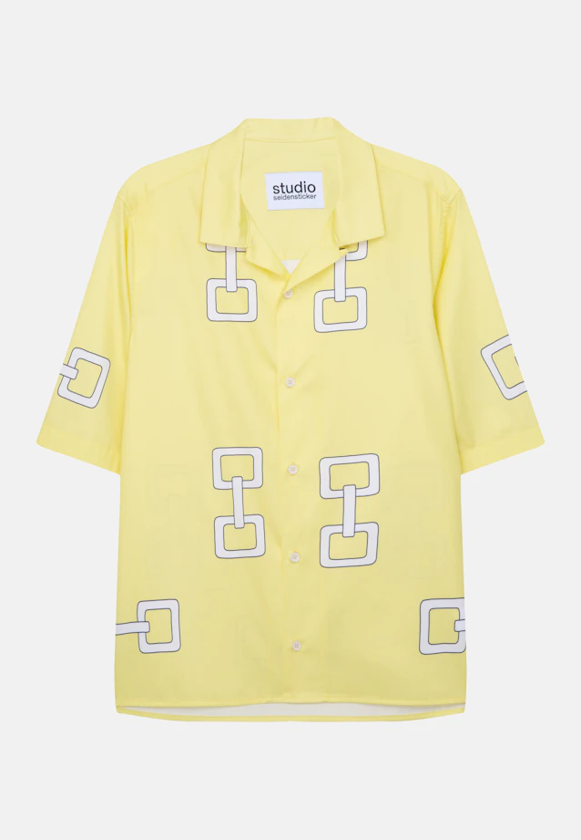 Regular Chemise décontractée Imprimé in Jaune |  Seidensticker Onlineshop