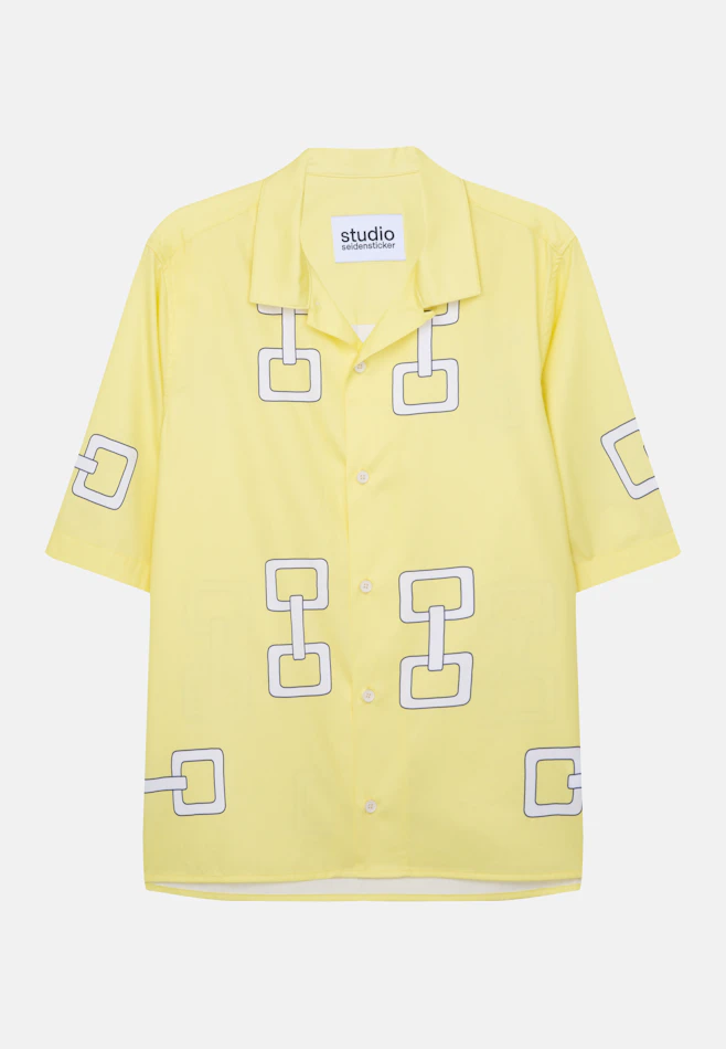 Regular Casual shirt Print in Yellow | Seidensticker online shop