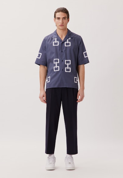 Regular Chemise décontractée Imprimé in Gris |  Seidensticker Onlineshop