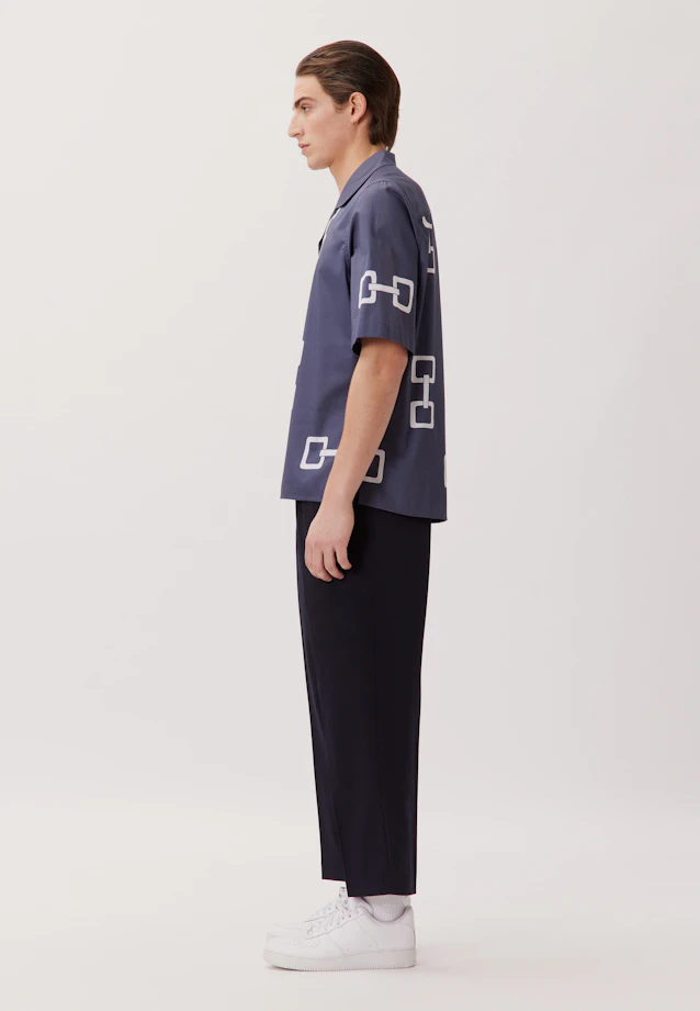 Regular Chemise décontractée Imprimé in Gris |  Seidensticker Onlineshop