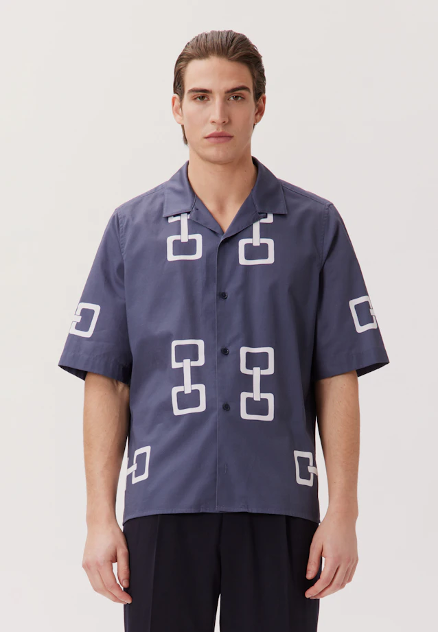Regular Chemise décontractée Imprimé in Gris |  Seidensticker Onlineshop