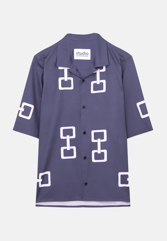 Regular Casual shirt Print in Grey |  Seidensticker Onlineshop