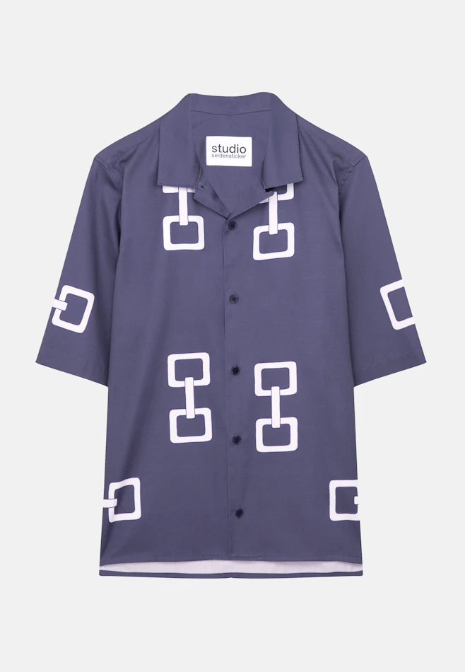 Regular Casual shirt Print in Grey | Seidensticker online shop