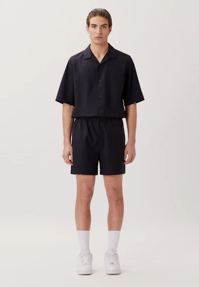 Regular Shorts Uni in Dunkelblau |  Seidensticker Onlineshop
