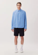 Oversized Chemise décontractée rayures in Bleu Moyen |  Seidensticker Onlineshop