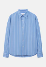 Oversized Chemise décontractée rayures in Bleu Moyen |  Seidensticker Onlineshop