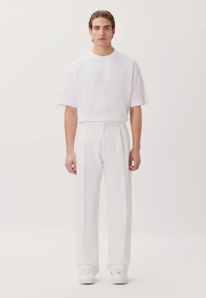 Oversized Suit Pants Uni in Weiß |  Seidensticker Onlineshop