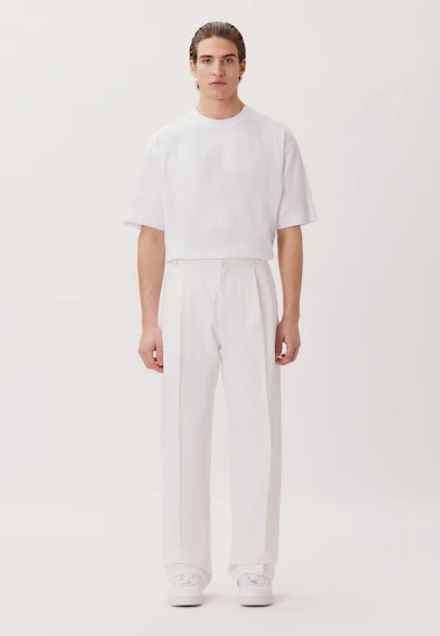 Oversized Suit Pants Uni in Weiß |  Seidensticker Onlineshop