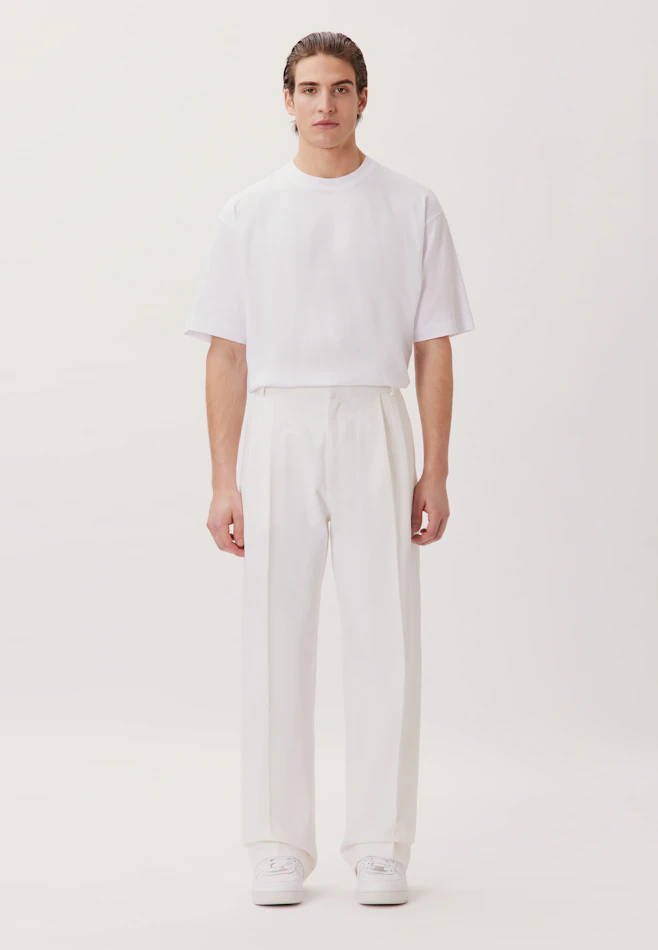 Oversized Suit Pants Uni in Weiß | Seidensticker Onlineshop