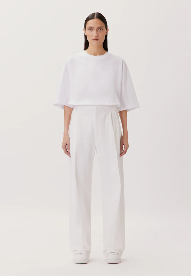 Oversized Suit Pants Uni in Weiß | Seidensticker Onlineshop
