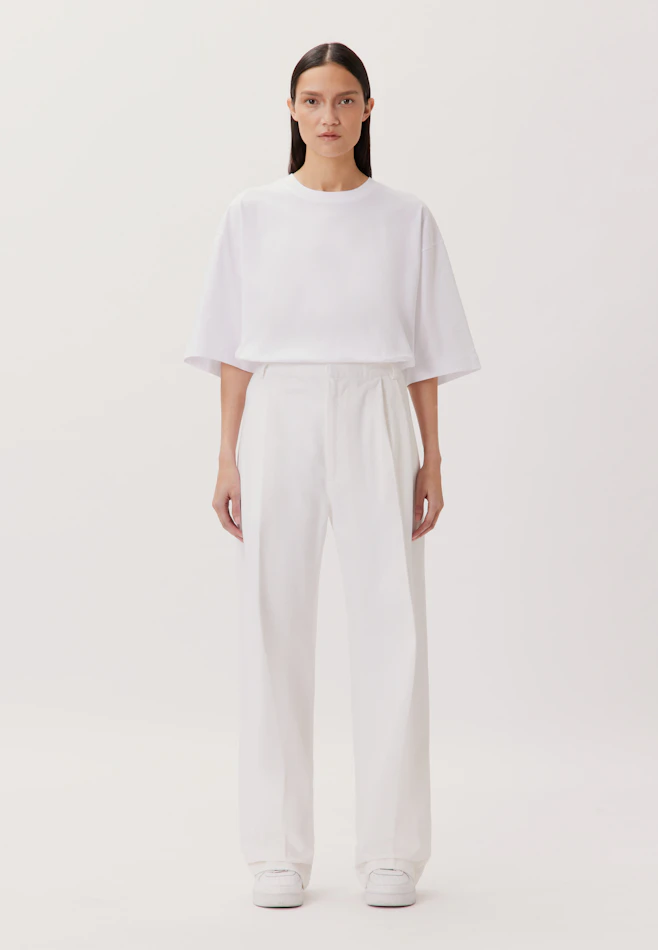 Oversized Suit Pants Uni in Weiß | Seidensticker Onlineshop