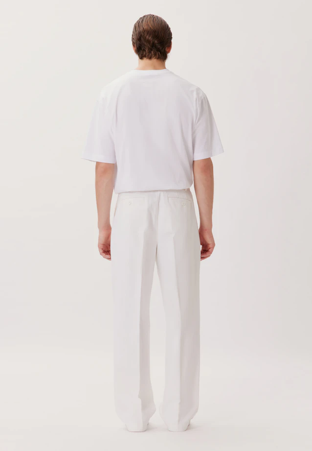 Oversized Suit Pants Uni in Weiß |  Seidensticker Onlineshop