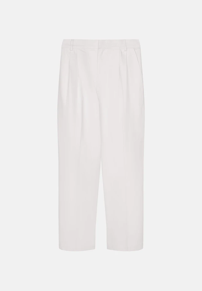 Oversized Suit Pants Uni in Weiß | Seidensticker Onlineshop