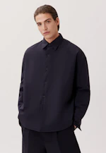 Oversized Casual shirt Uni in Dark Blue |  Seidensticker Onlineshop