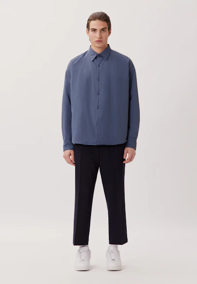 Oversized Casual Hemd Uni in Grau |  Seidensticker Onlineshop