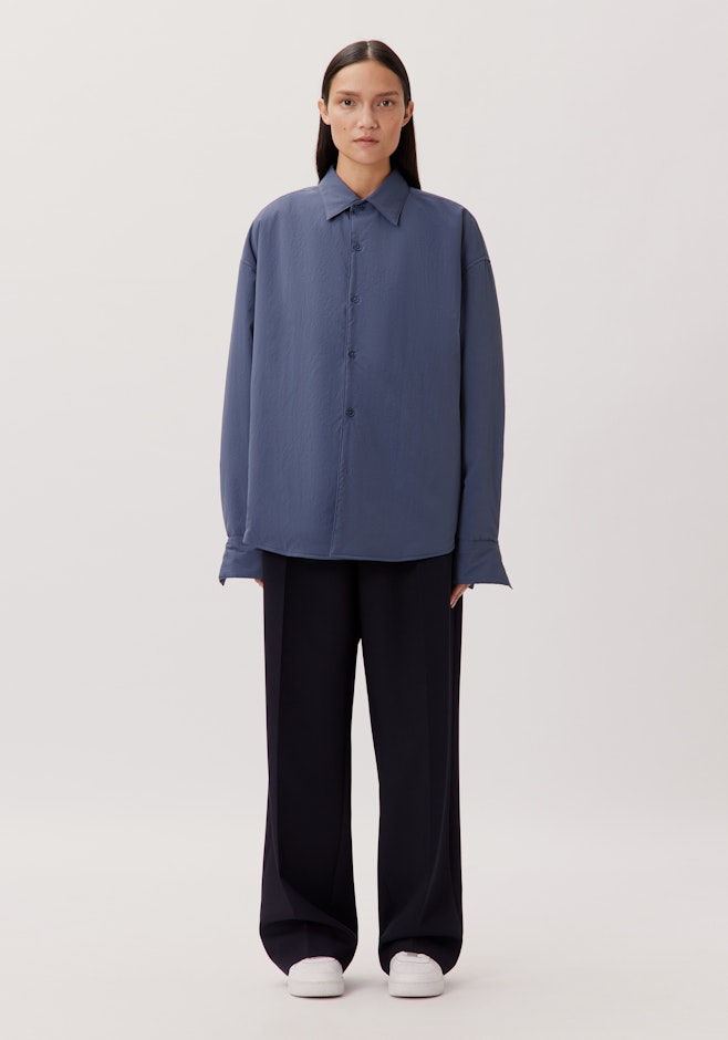 Oversized Chemise décontractée Uni dans Gris | Boutique en ligne Seidensticker