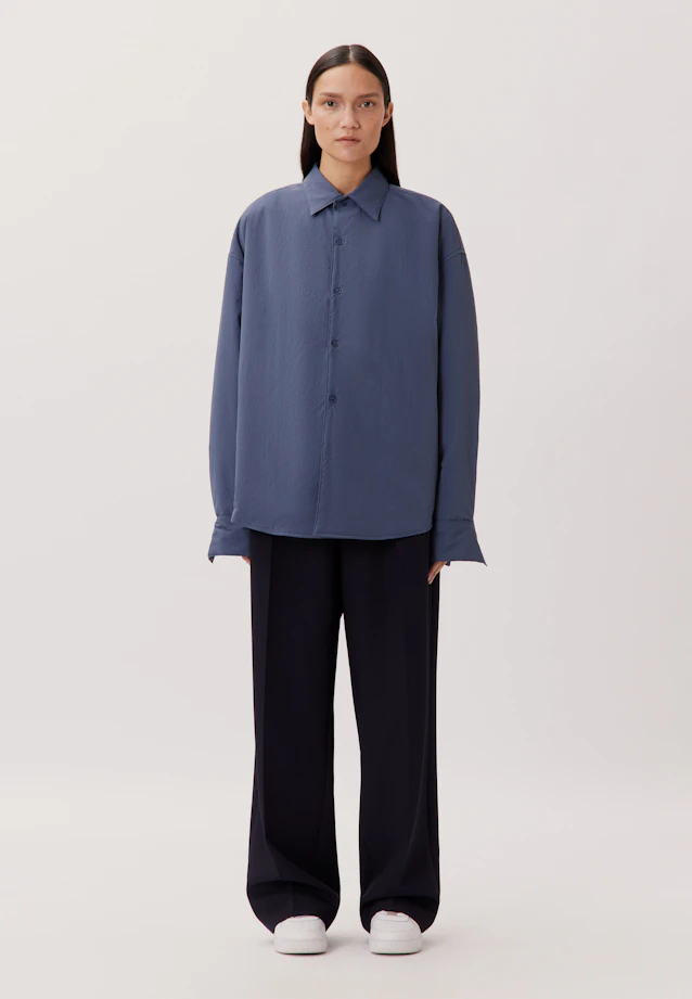 Oversized Casual Hemd Uni in Grau |  Seidensticker Onlineshop