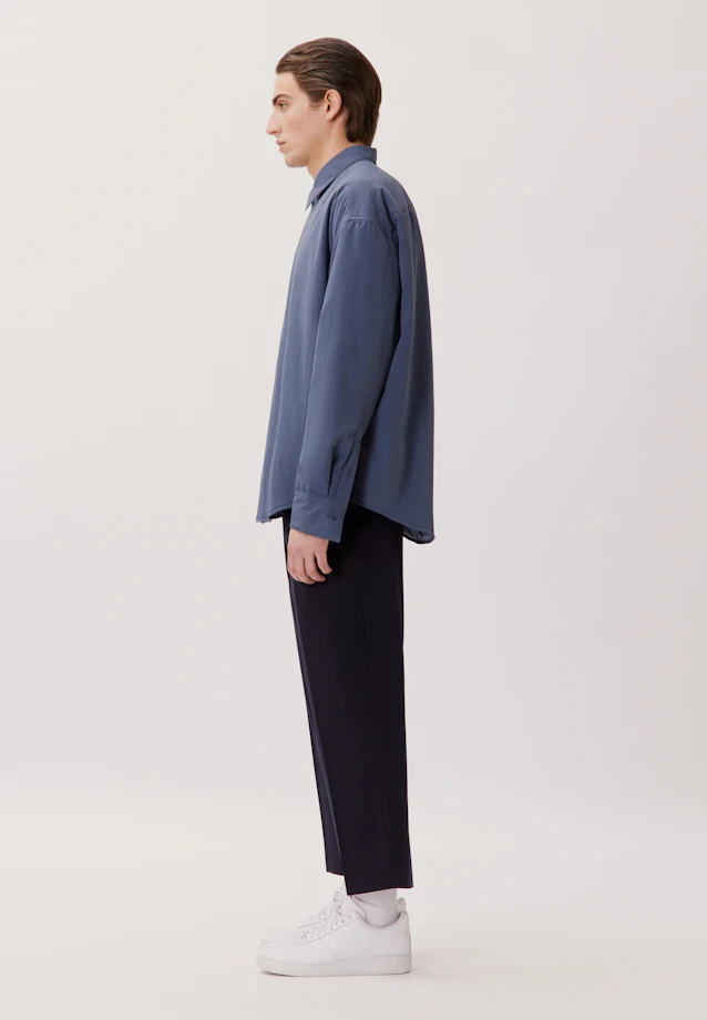 Oversized Casual Hemd Uni in Grau |  Seidensticker Onlineshop