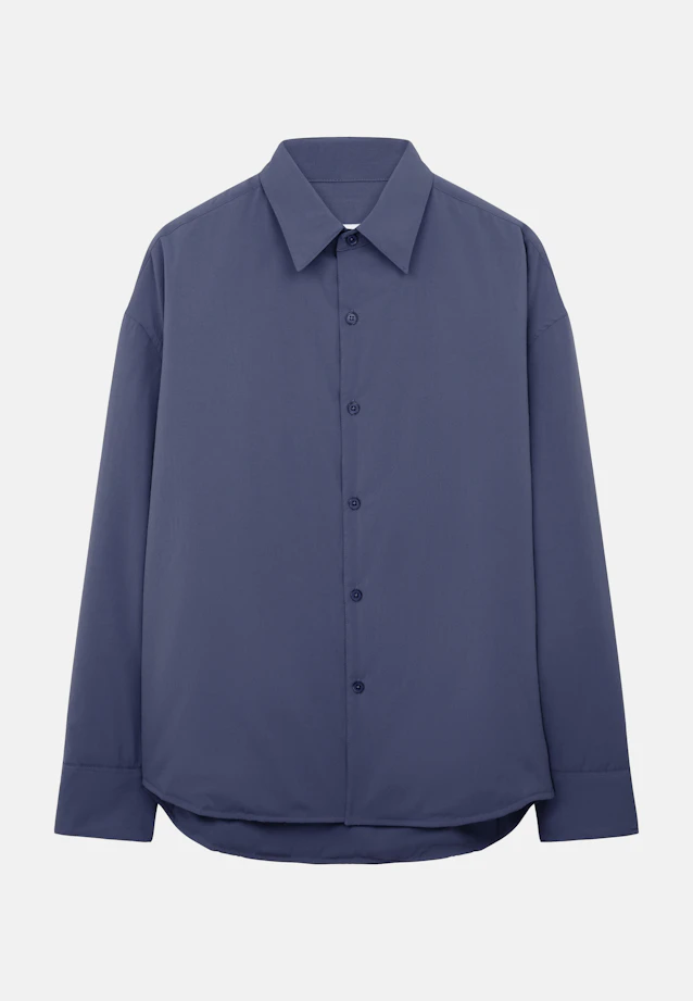 Oversized Casual Hemd Uni in Grau |  Seidensticker Onlineshop
