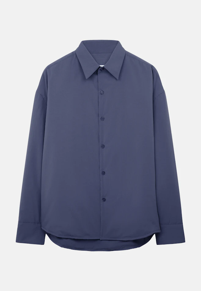 Oversized Casual Hemd Uni in Grau | Seidensticker Onlineshop