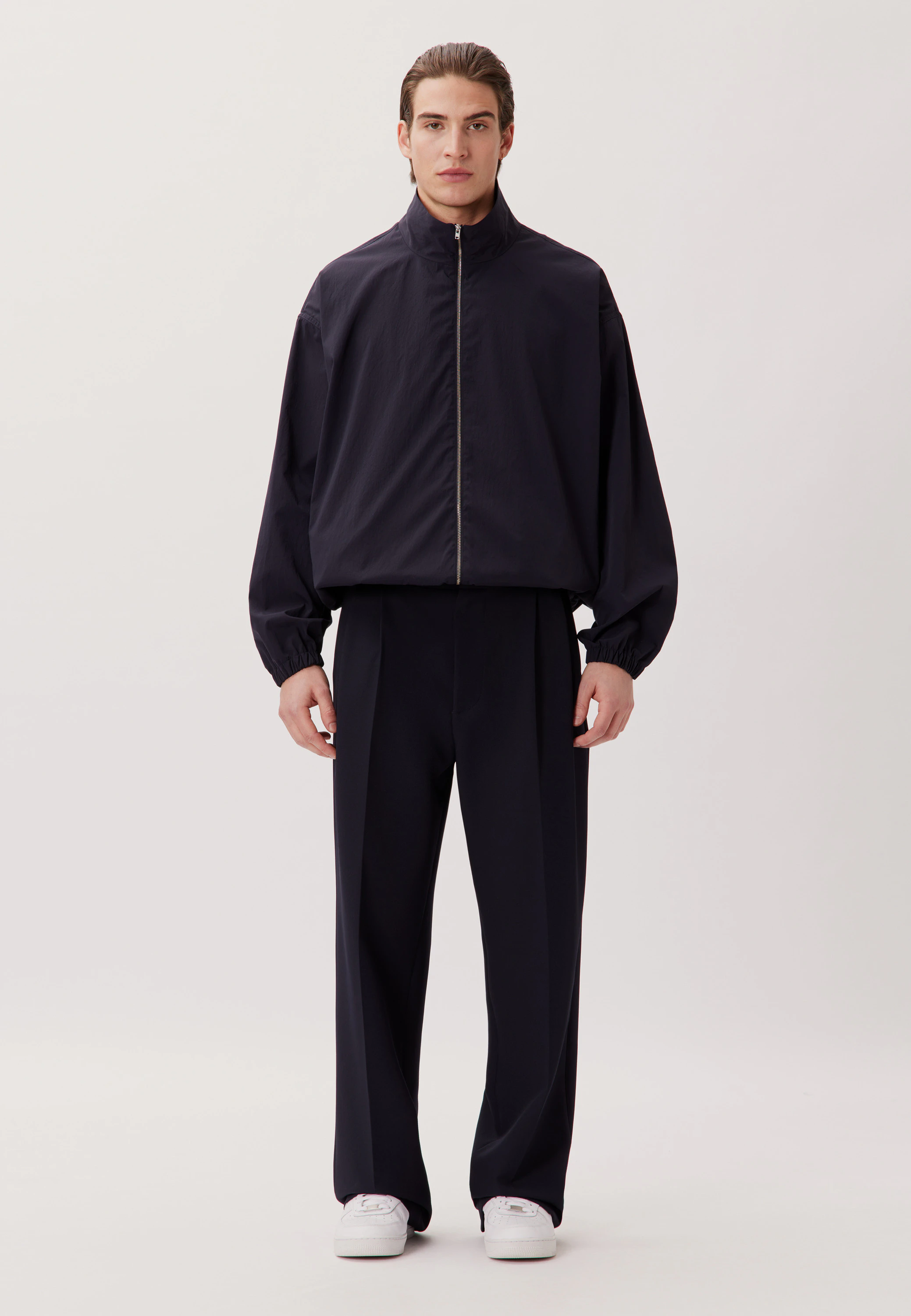 Oversized Jacke Uni Blau