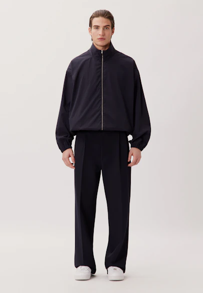 Oversized Jacke Uni in Dunkelblau |  Seidensticker Onlineshop