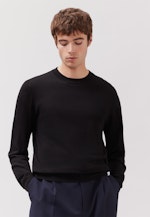 Regular Pull-over Uni in Noir |  Seidensticker Onlineshop