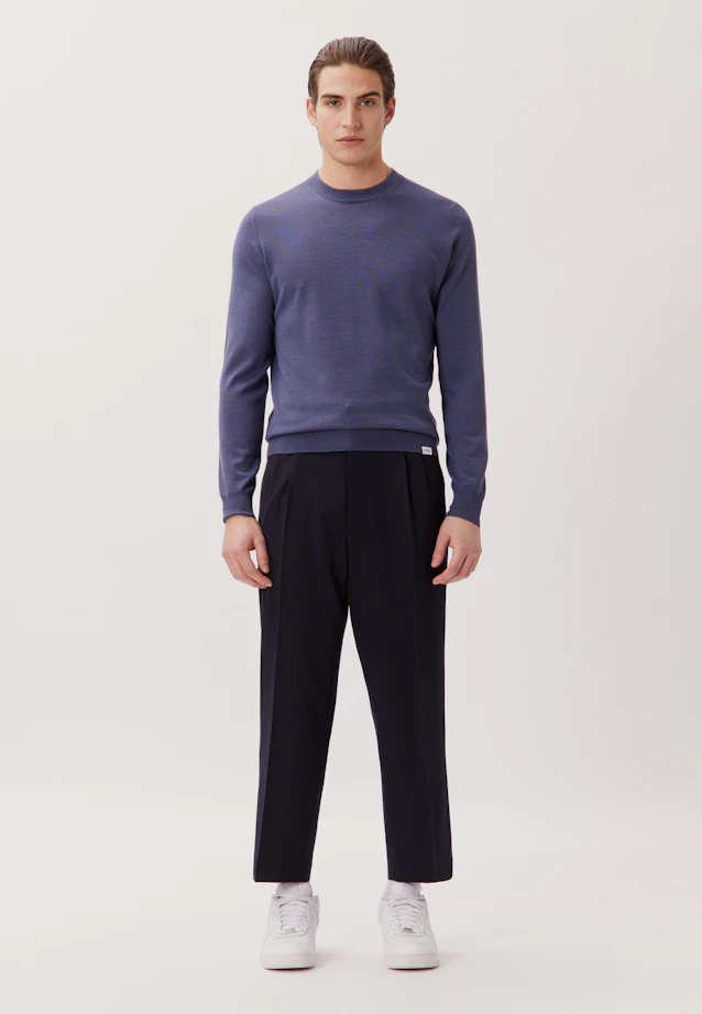 Regular Pullover Uni in Grau |  Seidensticker Onlineshop