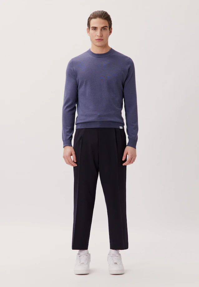 Round neck Pullover  , Uni in Grey |  Seidensticker Onlineshop