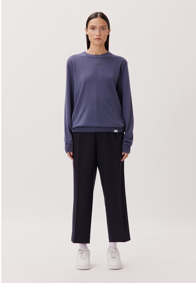 Regular Pull-over Uni dans Gris | Boutique en ligne Seidensticker