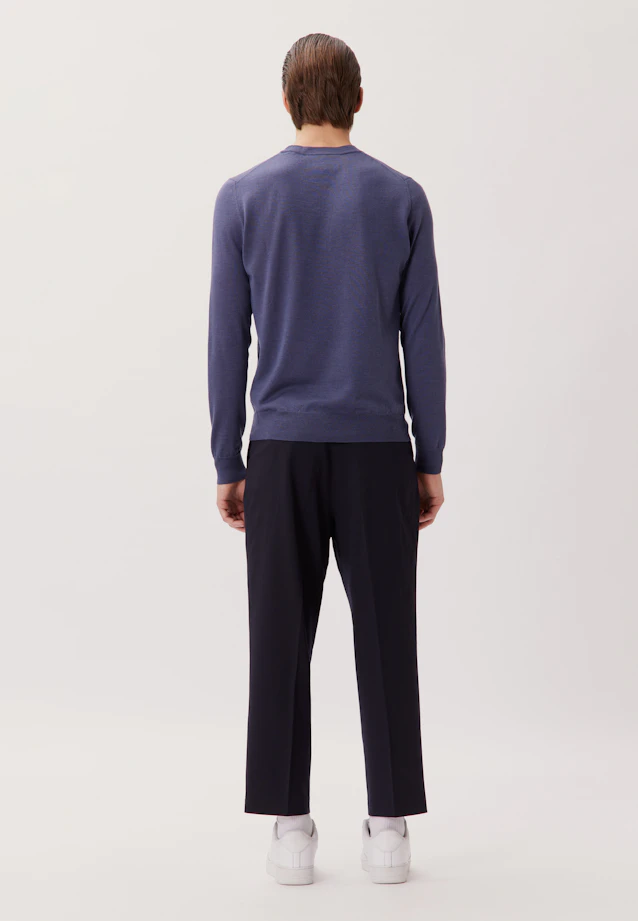 Regular Pullover Uni in Grau |  Seidensticker Onlineshop