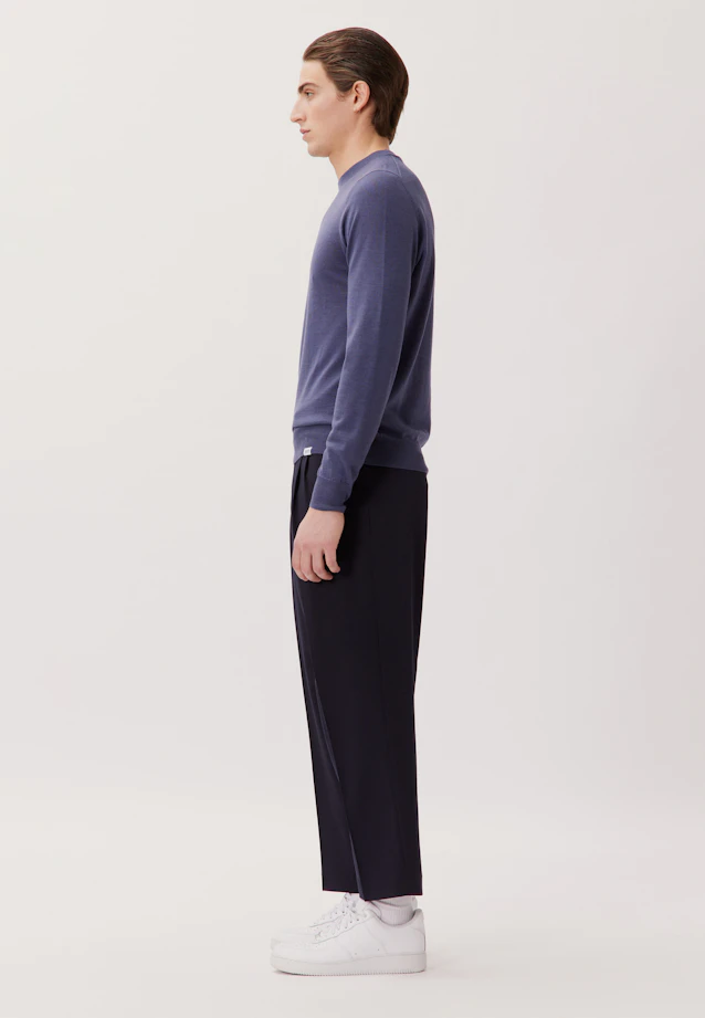 Regular Pullover Uni in Grau |  Seidensticker Onlineshop