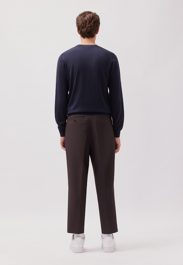 Regular Pullover Uni in Dunkelblau |  Seidensticker Onlineshop