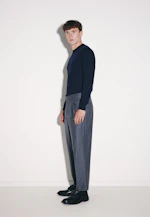 Regular Pullover Uni in Dunkelblau |  Seidensticker Onlineshop