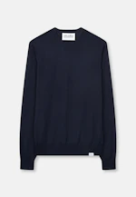 Regular Pullover Uni in Dunkelblau |  Seidensticker Onlineshop